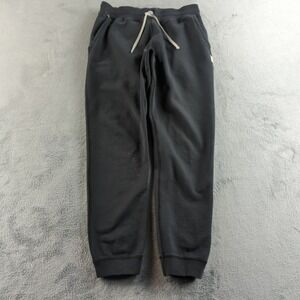 Reigning Champ Sweatpants Mens Medium Black Faded Jogger Made in Canada Cotton